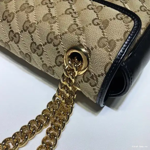 First bag ru Marmont GG shoulder bag small GUCCI 0623